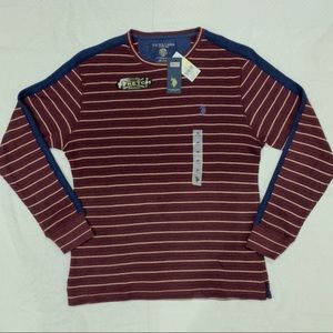 *Reduced $ US POLO ASSN Long Sleeve Stripe Thermal